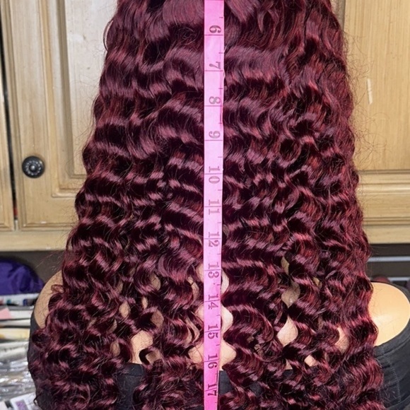 Lot 2111 ❤️New ❤️100% Human Hair 4x4 Lace Front wig T Part 24” - Picture 4 of 9